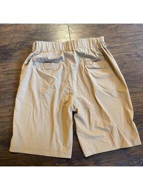 Viodia Womens Hiking Shorts Size M Khaki Green Quick Dry Lightweight